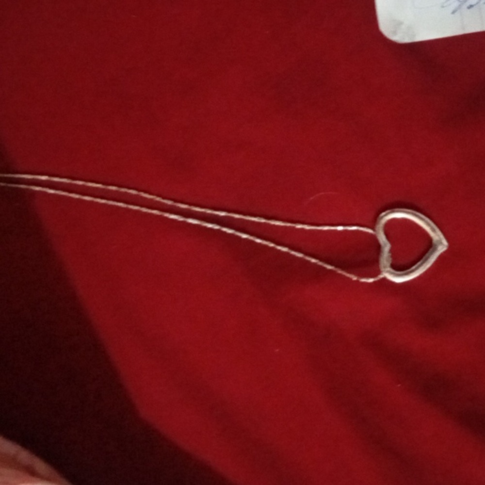 Sterling Silver heart pendant and neclace
